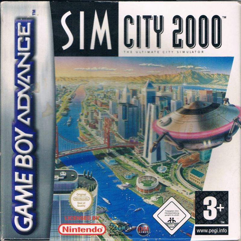 Front cover of SimCity 2000 for Game Boy Advance