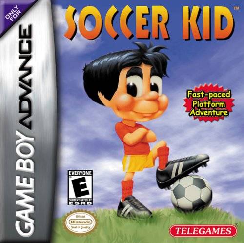 Front cover of Soccer Kid for Game Boy Advance