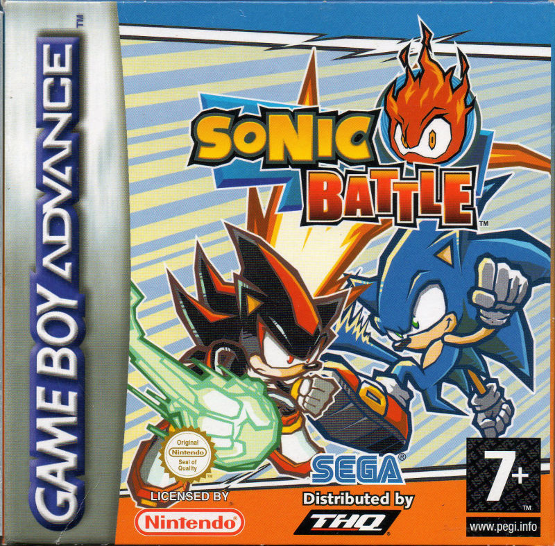 Front cover of Sonic Battle for Game Boy Advance