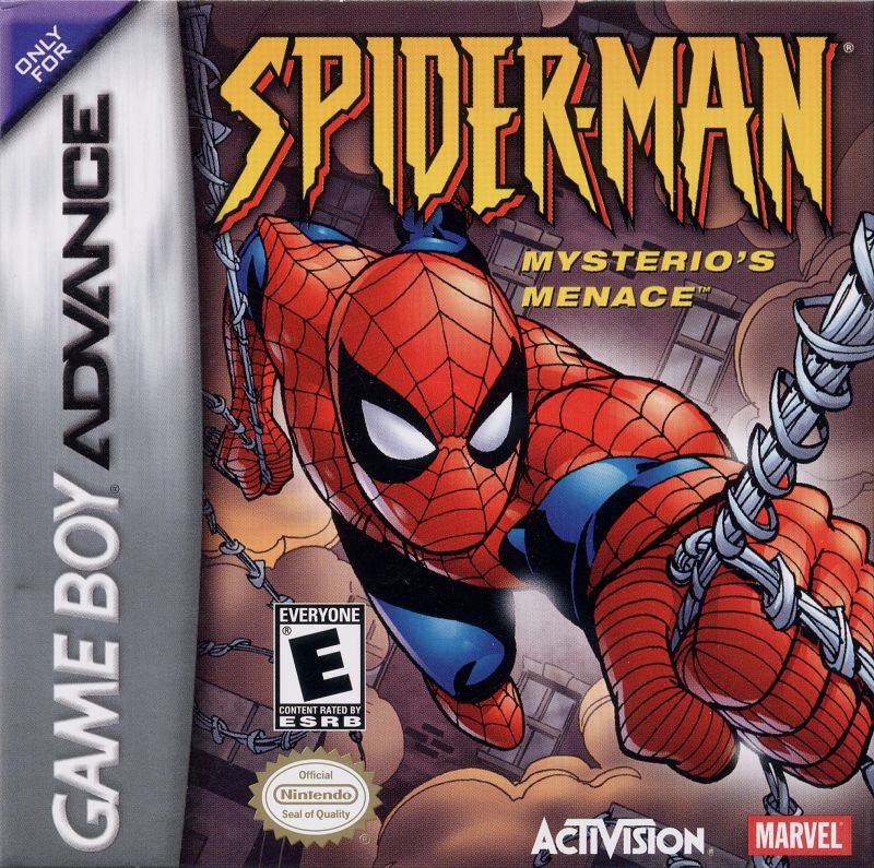 Front cover of Spider-Man: Mysterio's Menace for Game Boy Advance