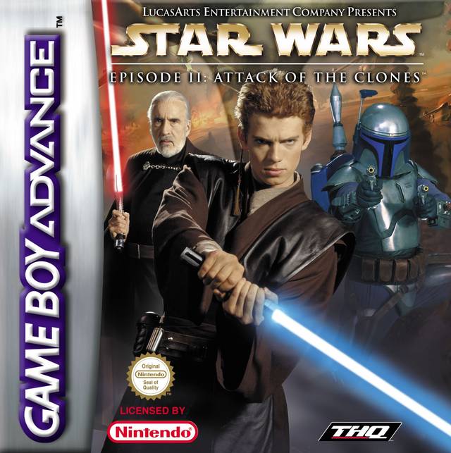 Front cover of Star Wars: Episode II - Attack of the Clones for Game Boy Advance