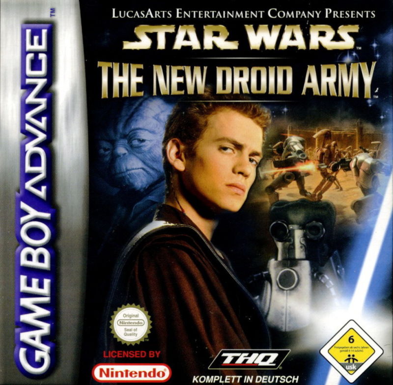Front cover of Star Wars: The New Droid Army for Game Boy Advance