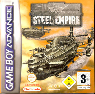 Front cover of Steel Empire for Game Boy Advance