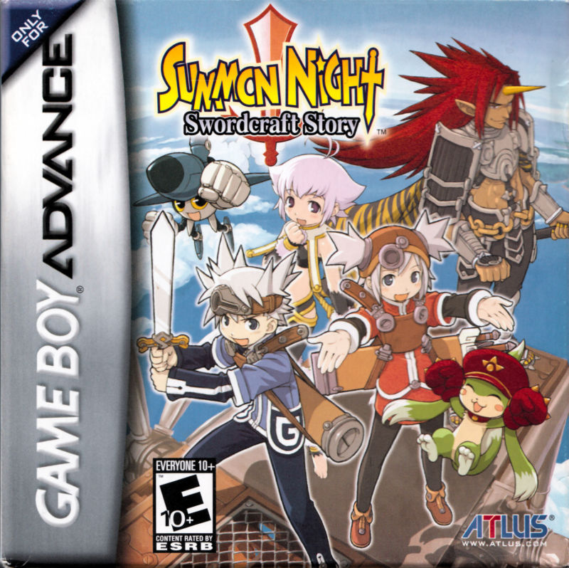 Front cover of Summon Night: Swordcraft Story for Game Boy Advance