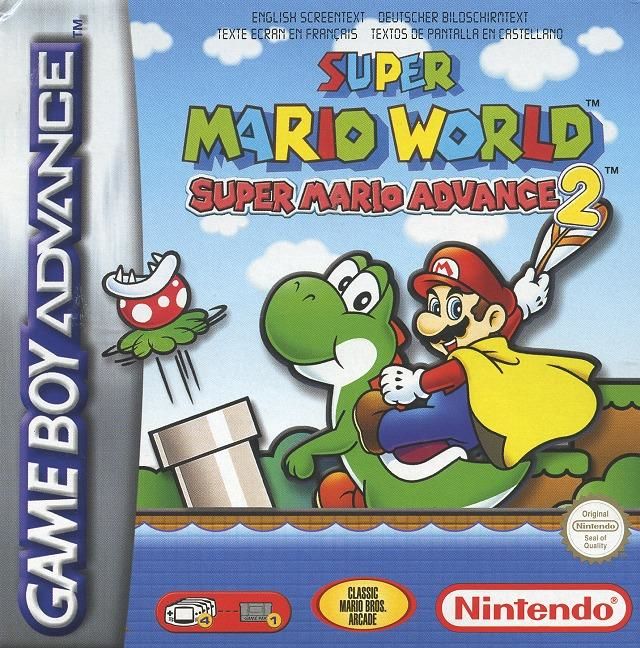 Front cover of Super Mario World: Super Mario Advance 2 for Game Boy Advance