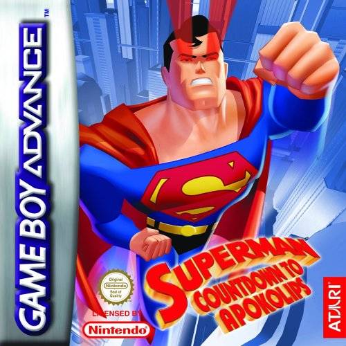 Front cover of Superman: Countdown to Apokolips for Game Boy Advance