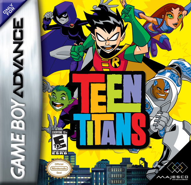 Front cover of Teen Titans for Game Boy Advance
