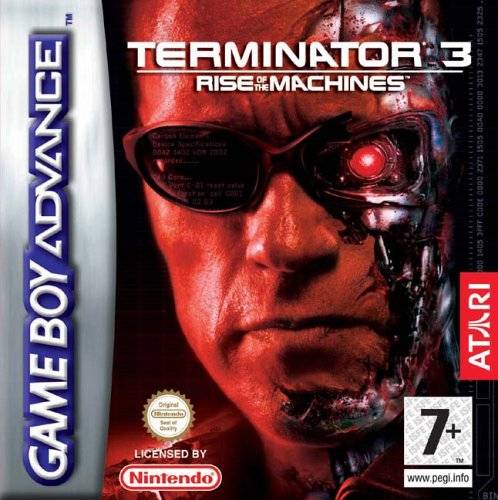Front cover of Terminator 3: Rise of the Machines for Game Boy Advance