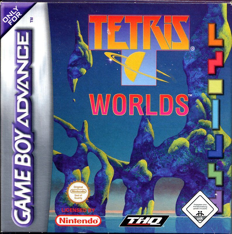 Front cover of Tetris Worlds for Game Boy Advance