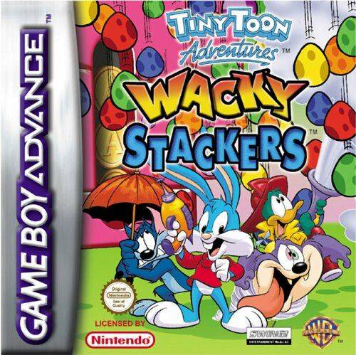 Front cover of Tiny Toon Adventures: Wacky Stackers for Game Boy Advance