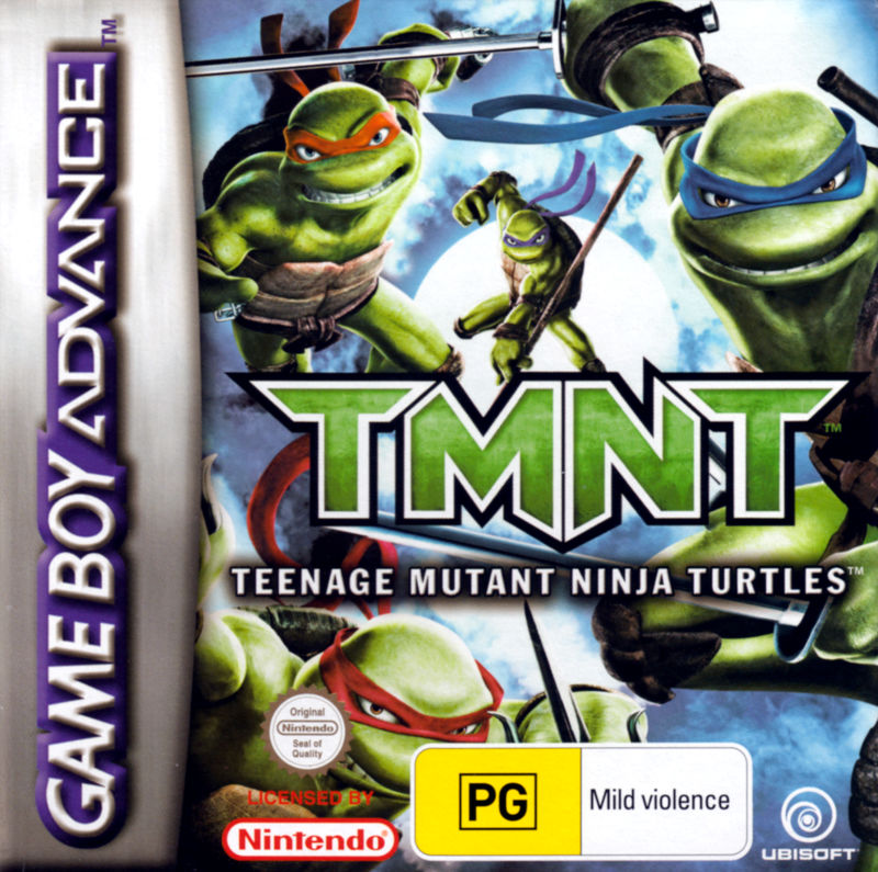 Front cover of TMNT for Game Boy Advance
