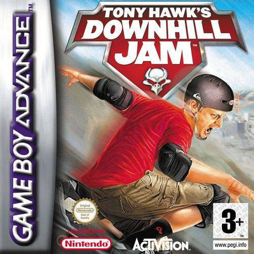 Front cover of Tony Hawk's Downhill Jam for Game Boy Advance