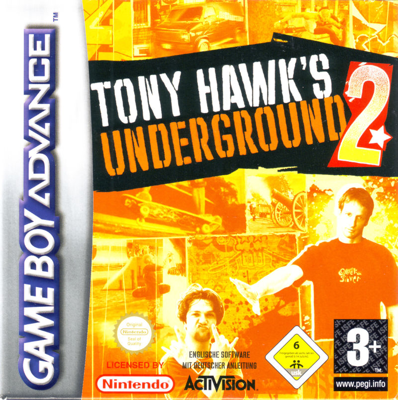 Front cover of Tony Hawk's Underground 2 for Game Boy Advance
