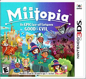 Front cover of Miitopia for Nintendo 3DS
