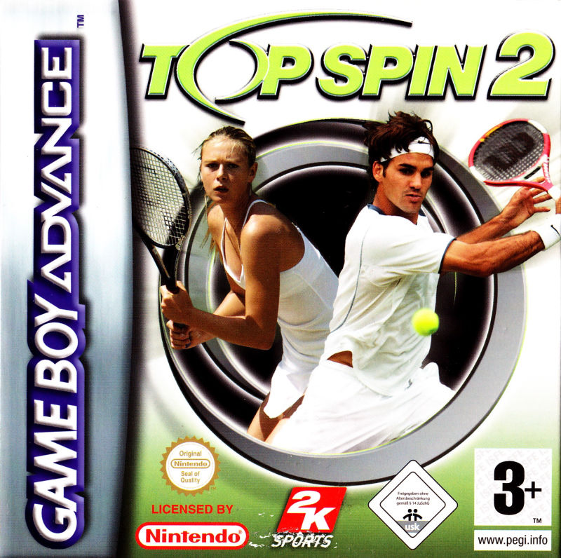 Front cover of Top Spin 2 for Game Boy Advance