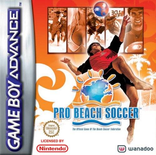 Front cover of Ultimate Beach Soccer for Game Boy Advance