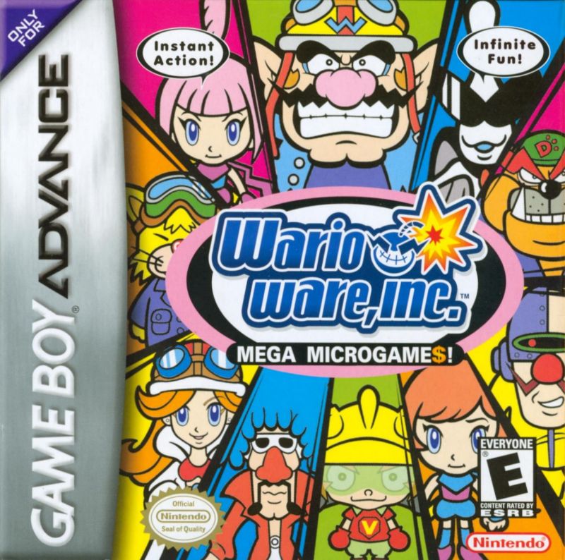 Front cover of WarioWare, Inc.: Mega Microgame$! for Game Boy Advance