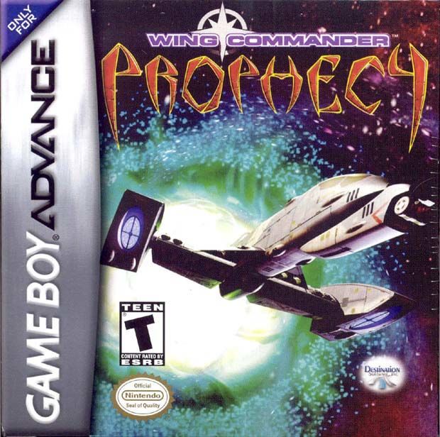 Front cover of Wing Commander: Prophecy for Game Boy Advance