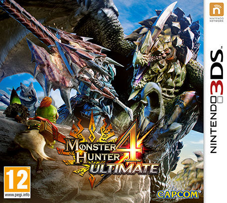 Front cover of Monster Hunter 4: Ultimate for Nintendo 3DS