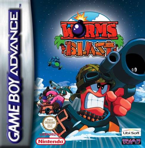 Front cover of Worms Blast for Game Boy Advance