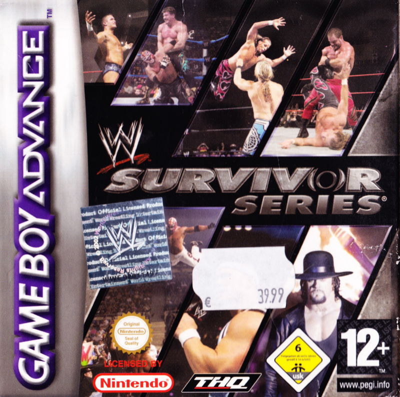 Front cover of WWE Survivor Series for Game Boy Advance