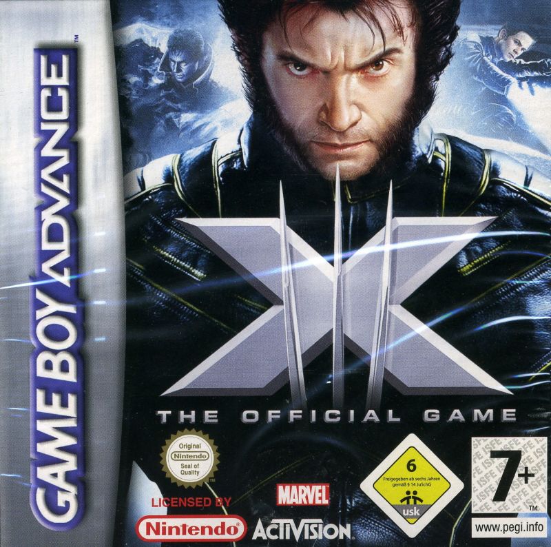 Front cover of X-Men: The Official Game for Game Boy Advance