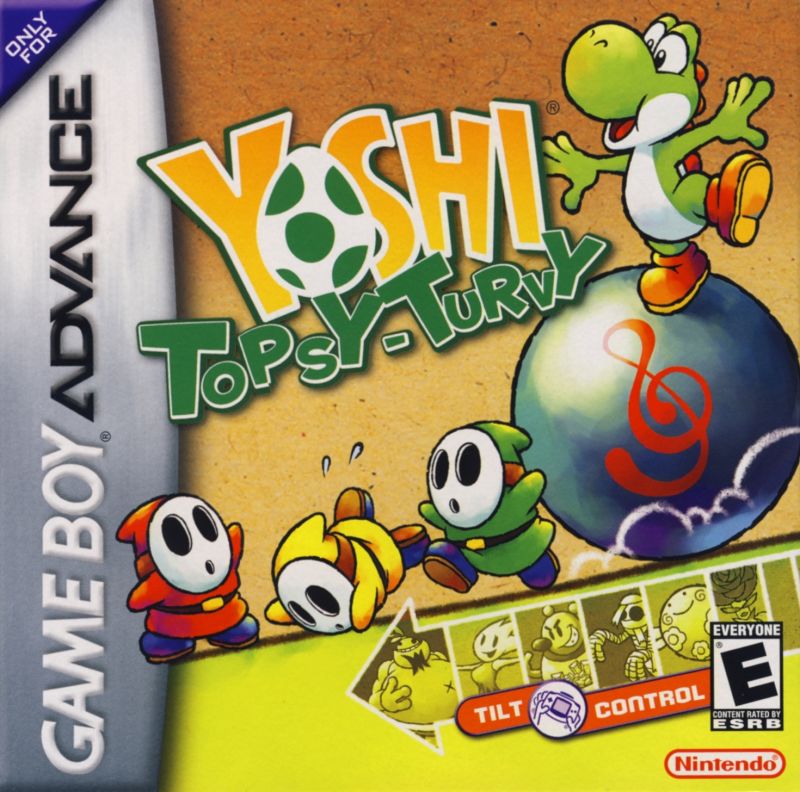 Front cover of Yoshi Topsy-Turvy for Game Boy Advance