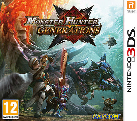 Front cover of Monster Hunter: Generations for Nintendo 3DS