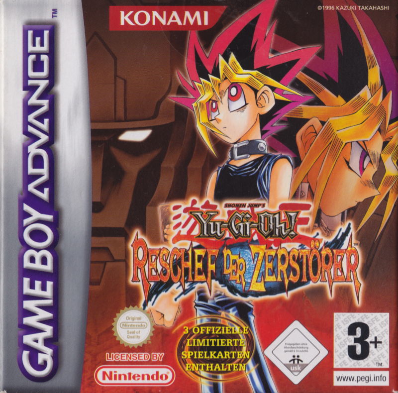 Front cover of Yu-Gi-Oh!: Reshef of Destruction for Game Boy Advance