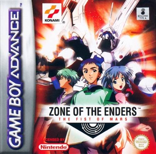 Front cover of Zone of the Enders: The Fist of Mars for Game Boy Advance