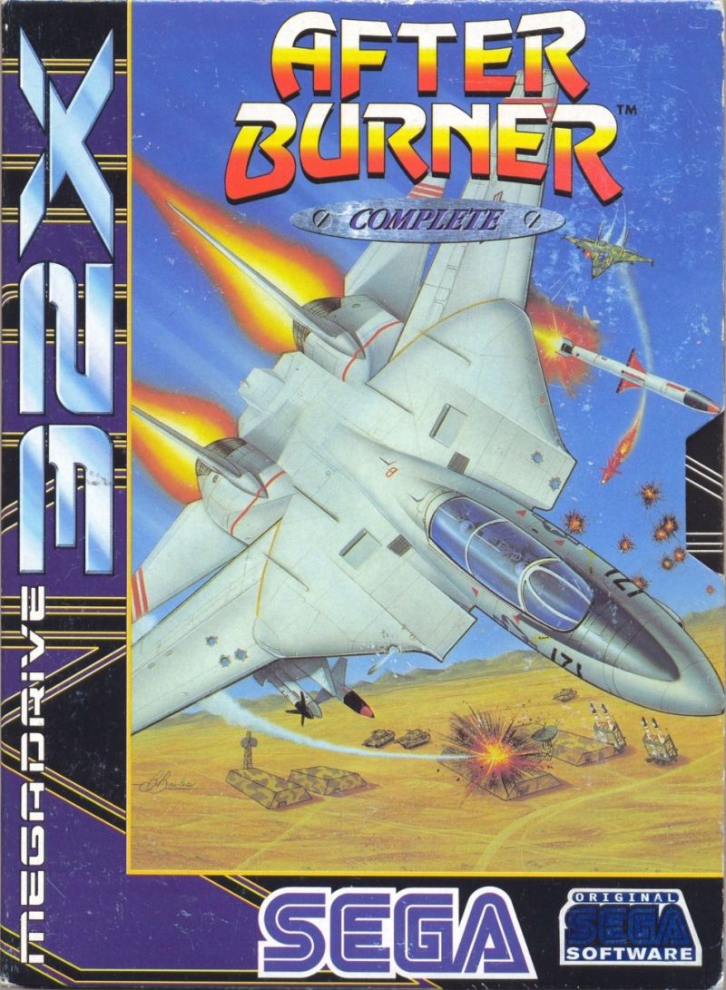 Front cover of After Burner II for Mega Drive - Genesis