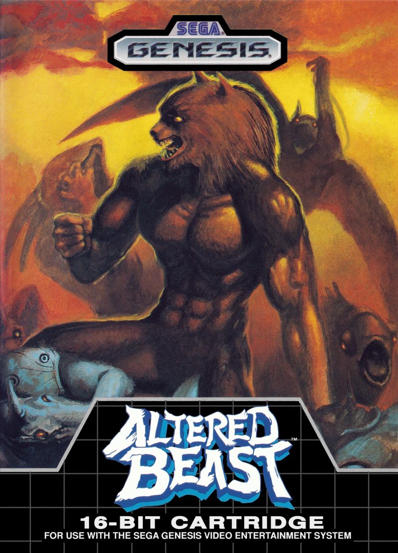 Front cover of Altered Beast for Mega Drive - Genesis