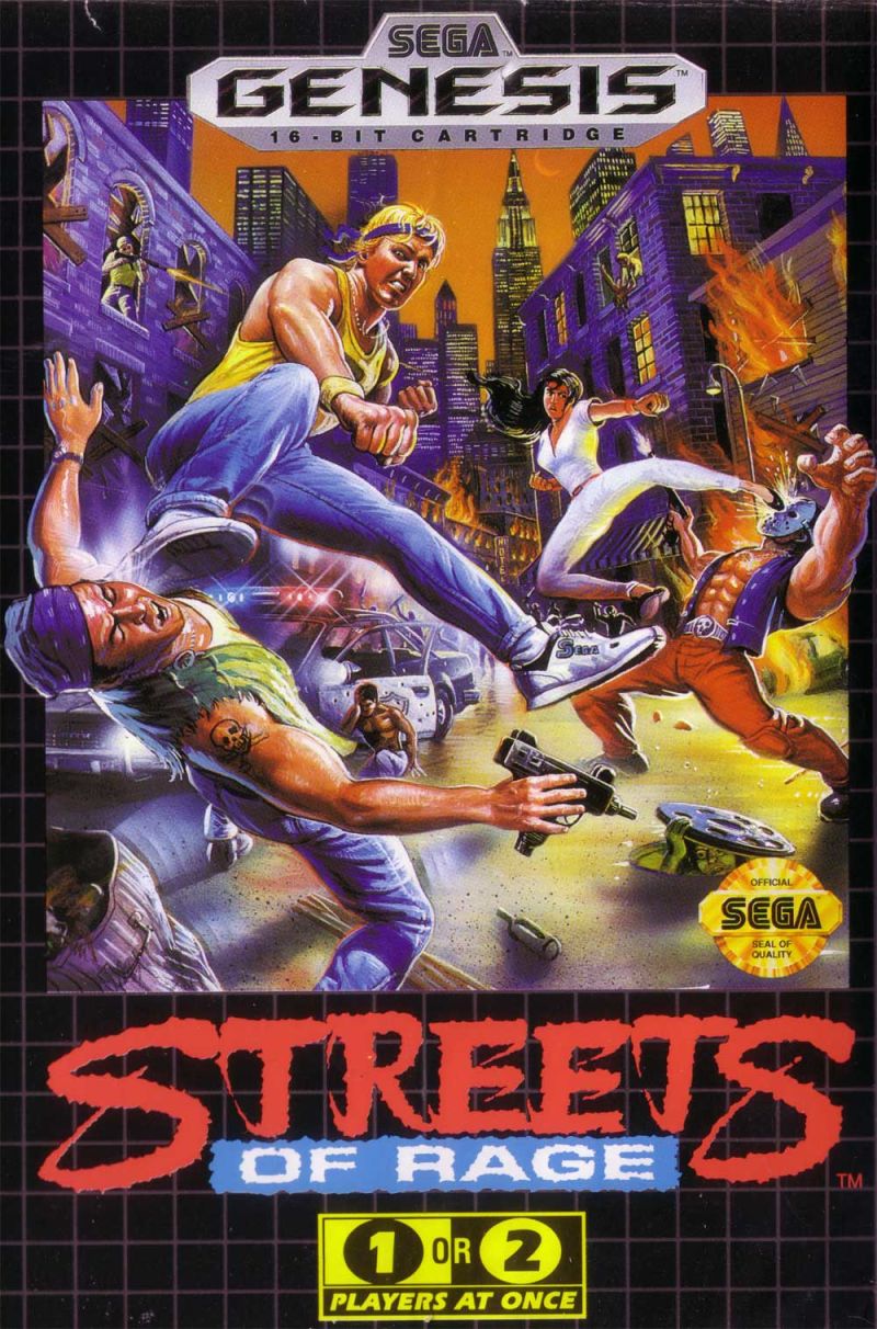 Front cover of Streets of Rage for Mega Drive - Genesis