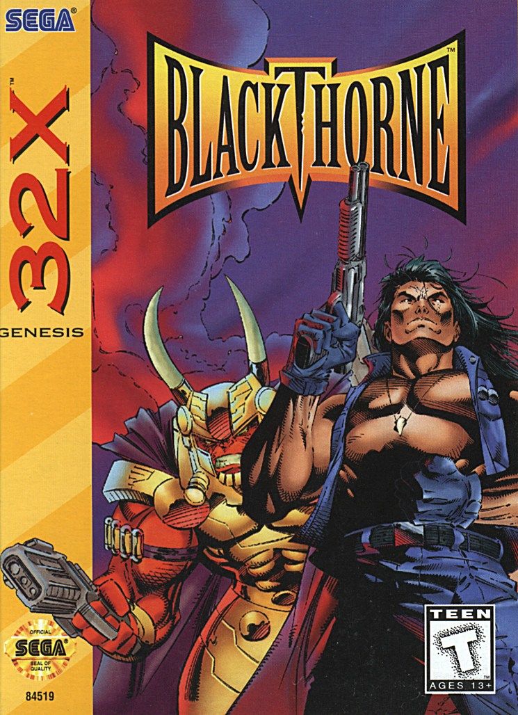 Front cover of Blackthorne for Mega Drive - Genesis