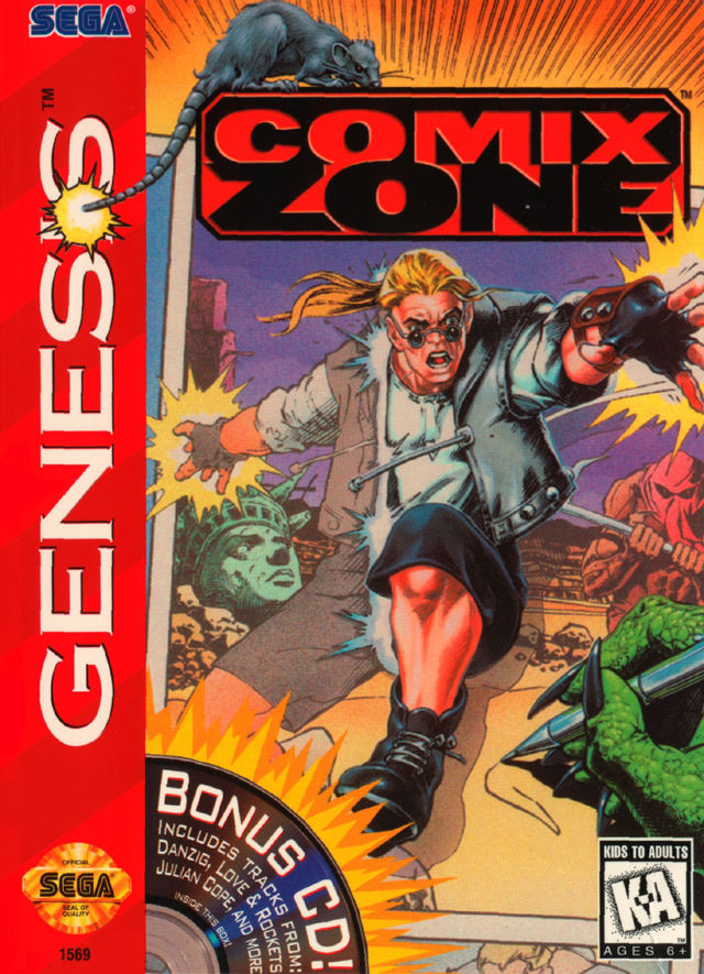 Front cover of Comix Zone for Mega Drive - Genesis