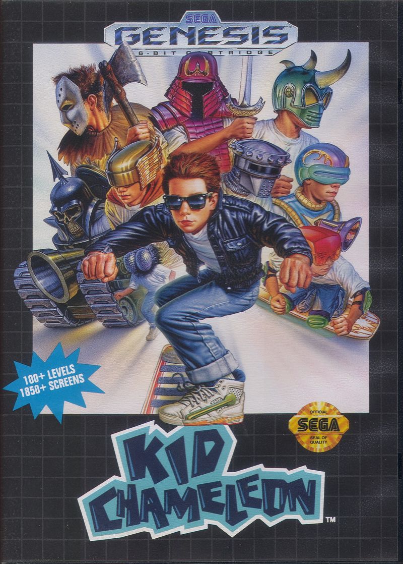 Front cover of Kid Chameleon for Mega Drive - Genesis