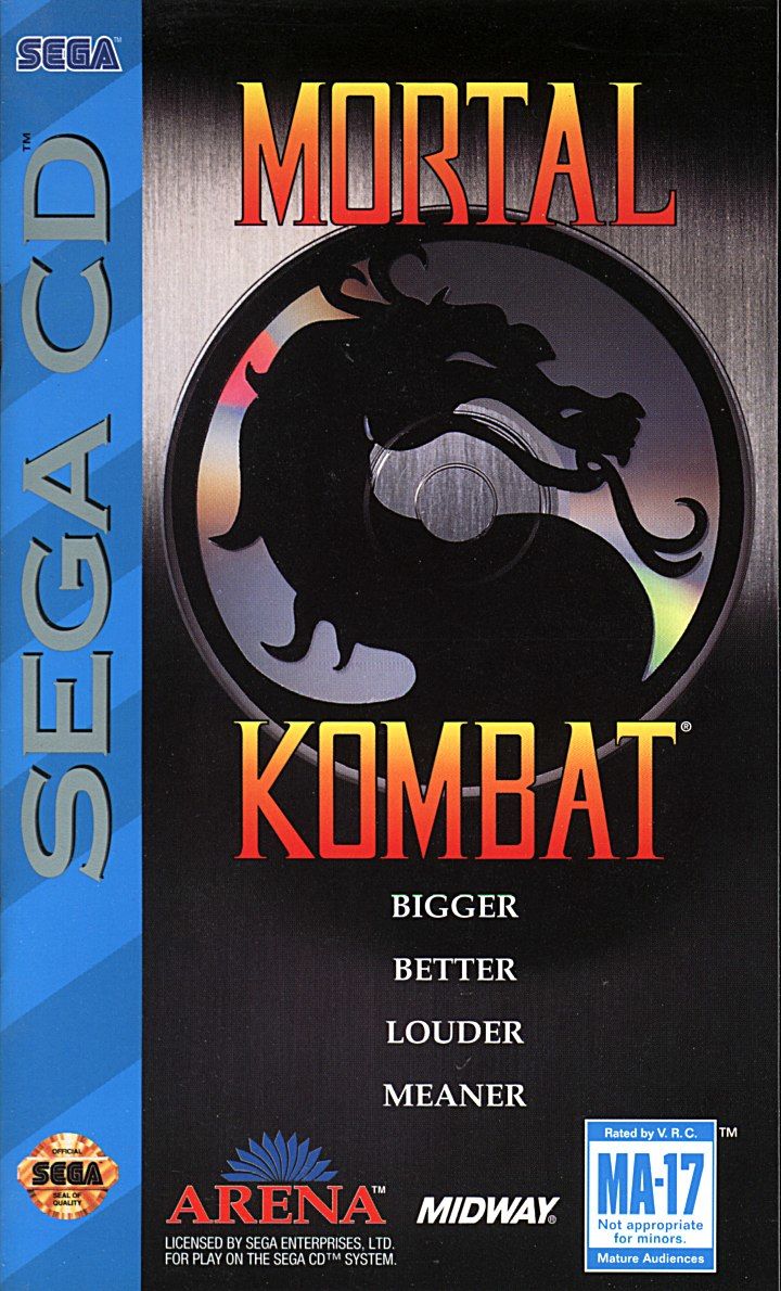 Front cover of Mortal Kombat for Mega Drive - Genesis