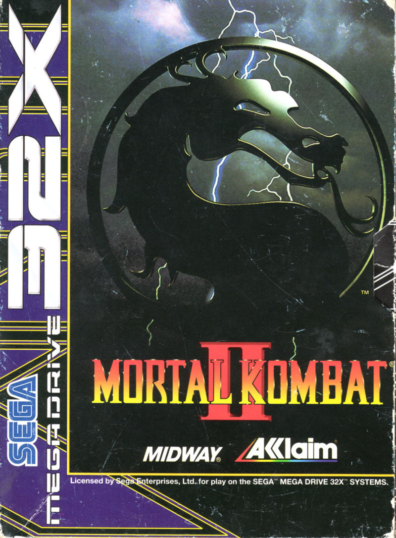 Front cover of Mortal Kombat II for Mega Drive - Genesis