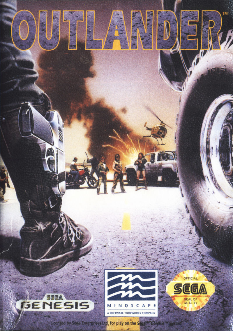 Front cover of Outlander for Mega Drive - Genesis