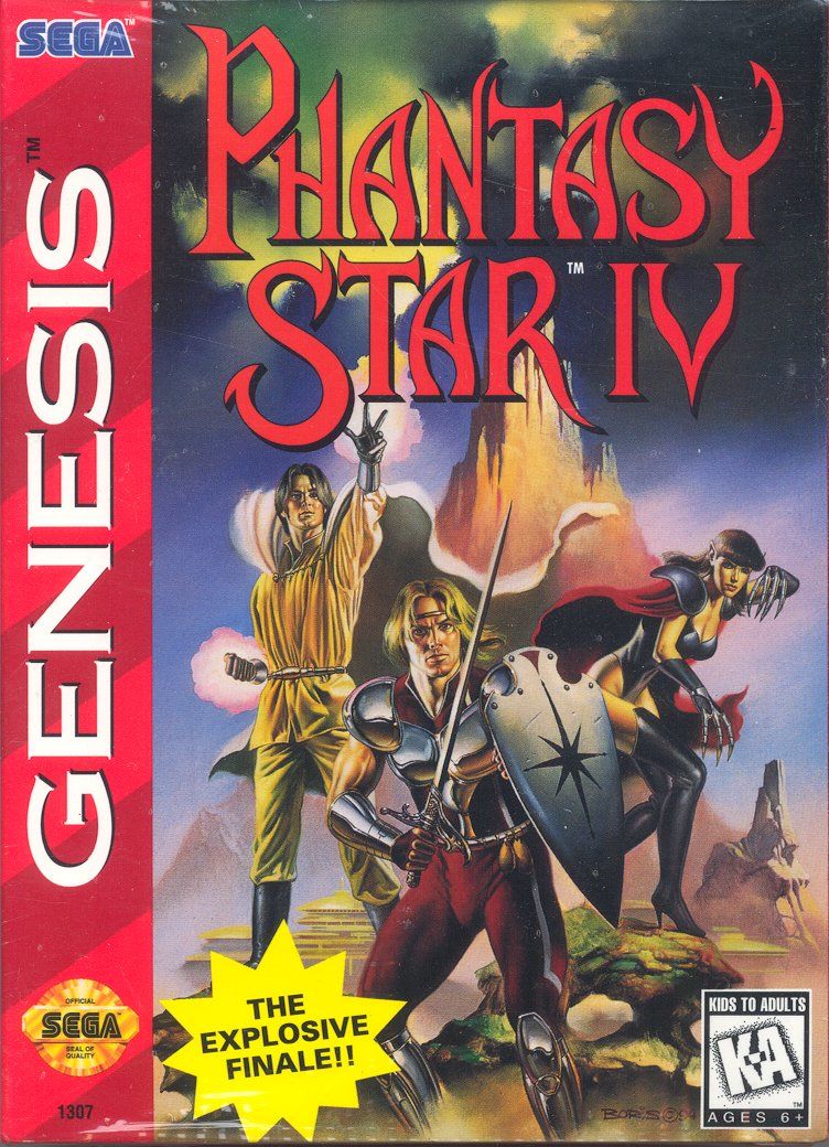 Front cover of Phantasy Star IV for Mega Drive - Genesis