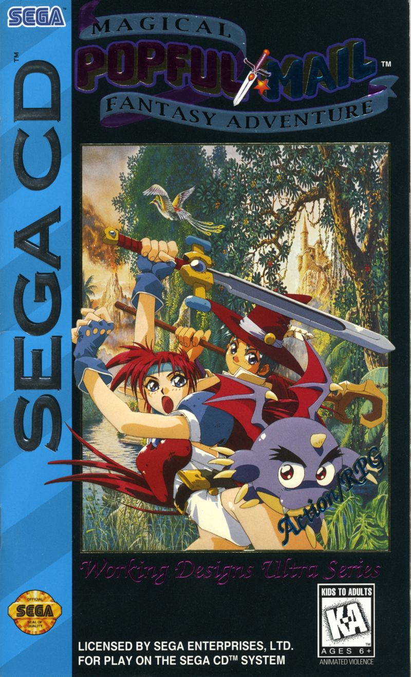 Front cover of Popful Mail for Mega Drive - Genesis