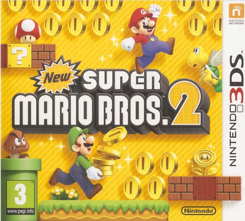Front cover of New Super Mario Bros. 2 for Nintendo 3DS