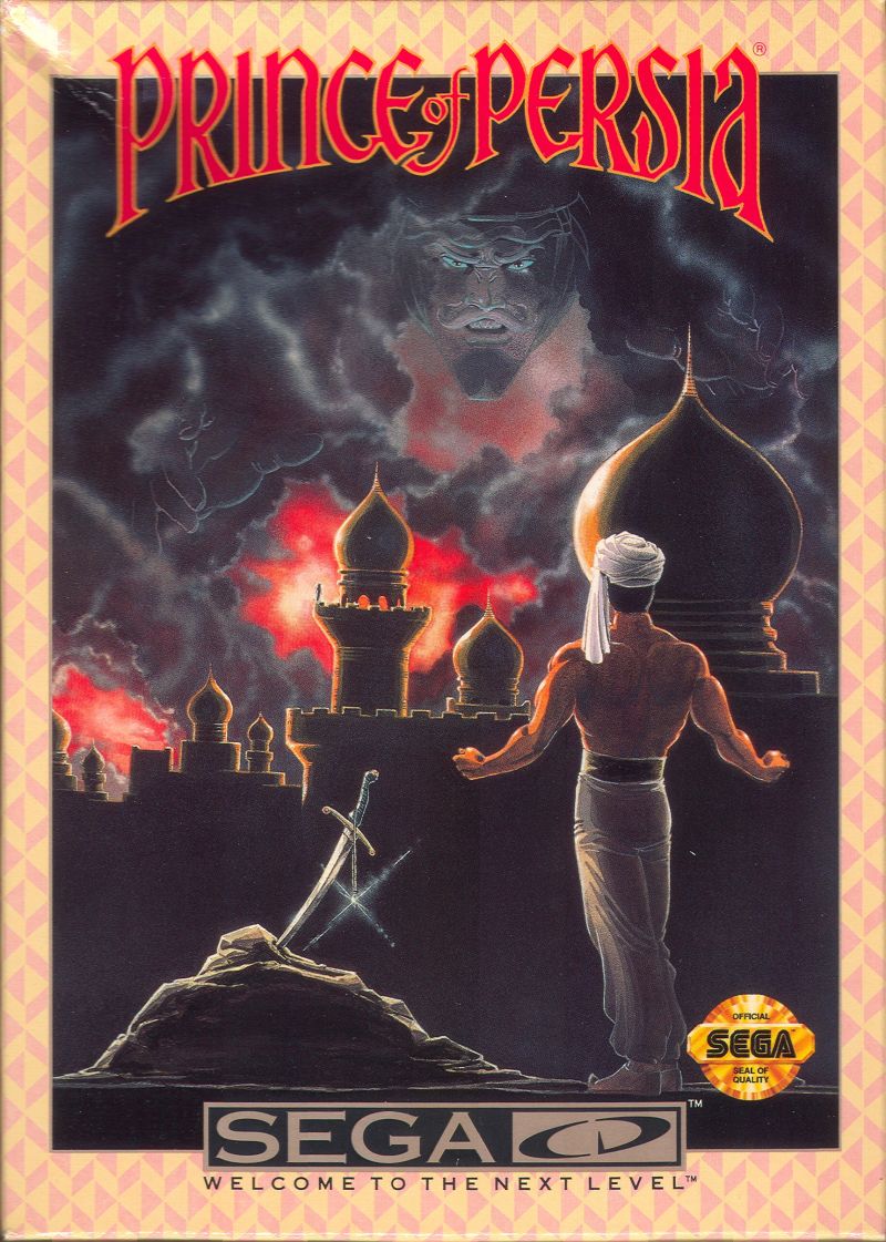 Front cover of Prince of Persia for Mega Drive - Genesis