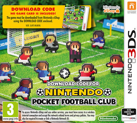 Front cover of Nintendo Pocket Football Club for Nintendo 3DS