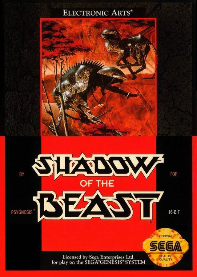 Front cover of Shadow of the Beast for Mega Drive - Genesis
