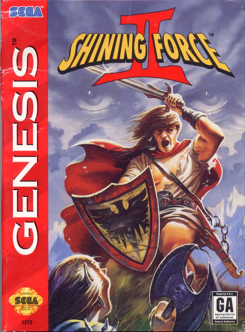 Front cover of Shining Force II for Mega Drive - Genesis