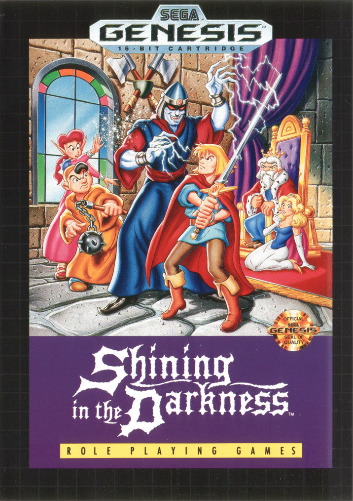 Front cover of Shining in the Darkness for Mega Drive - Genesis