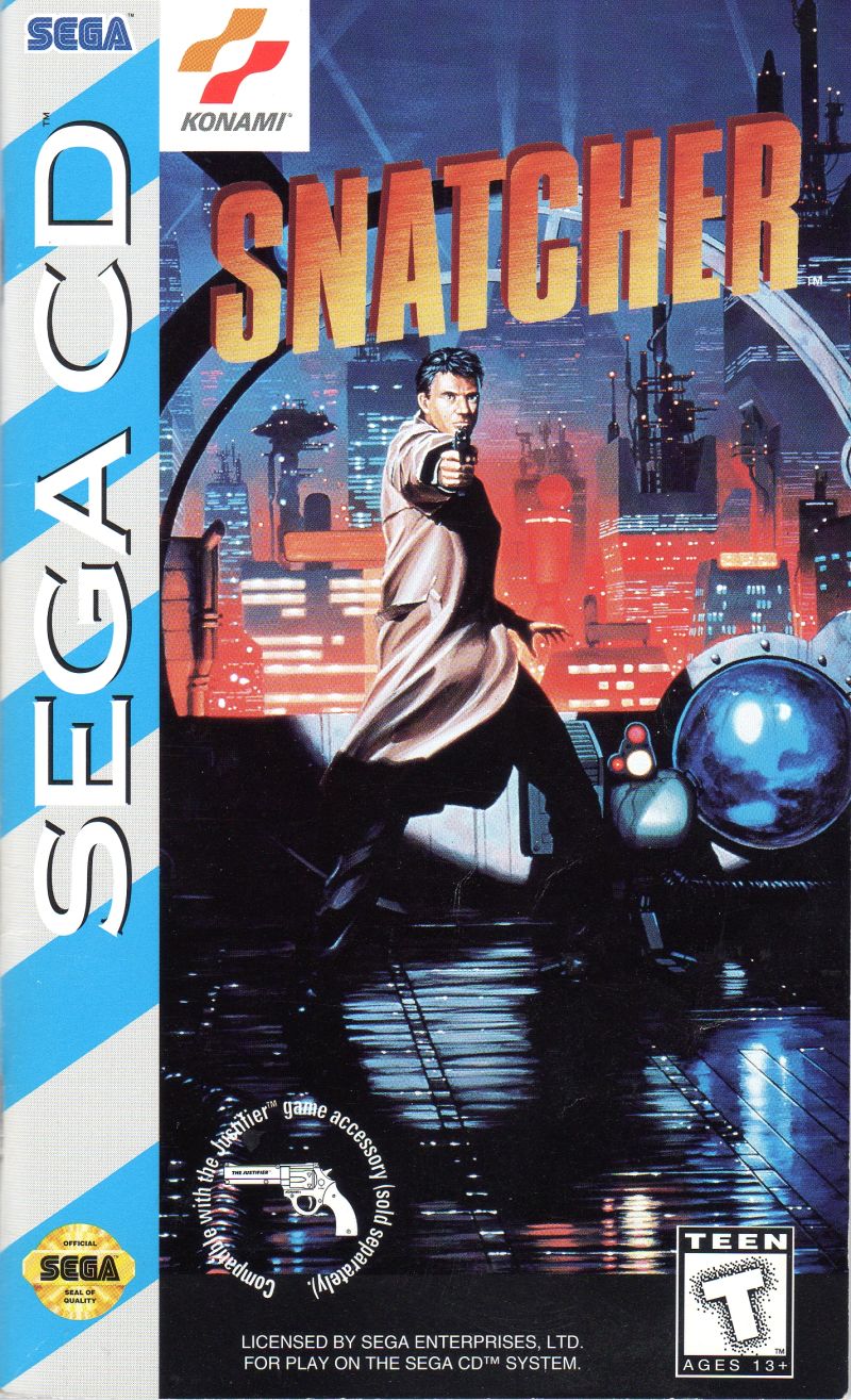 Front cover of Snatcher for Mega Drive - Genesis