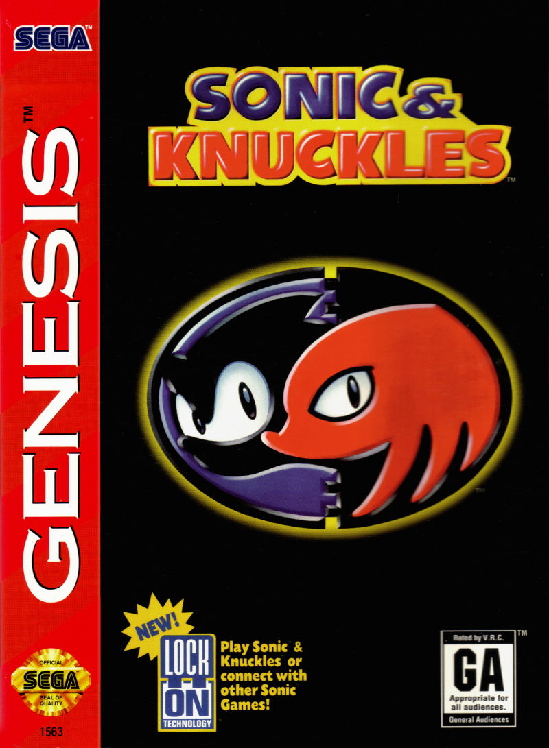 Front cover of Sonic & Knuckles for Mega Drive - Genesis