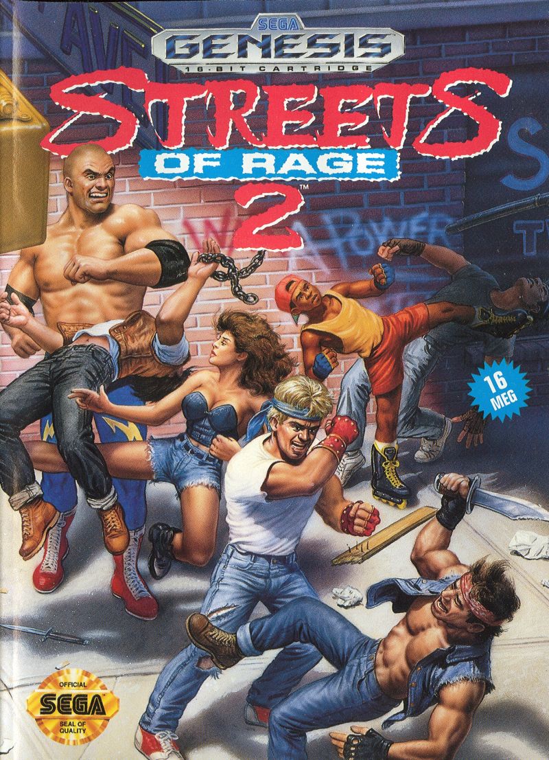 Front cover of Streets of Rage 2 for Mega Drive - Genesis
